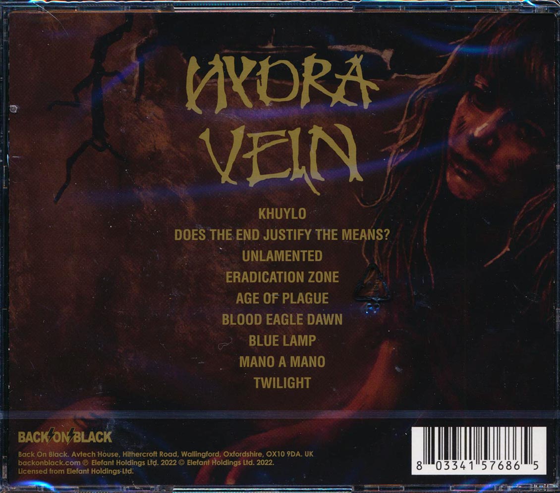 Hydra Vein - Unlamenated Music CD