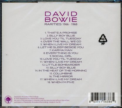 David Bowie - Rarities 1966-1968 Music CD