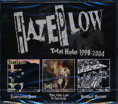 Hateplow Total Hate 1998 2004 3xCD Music CD