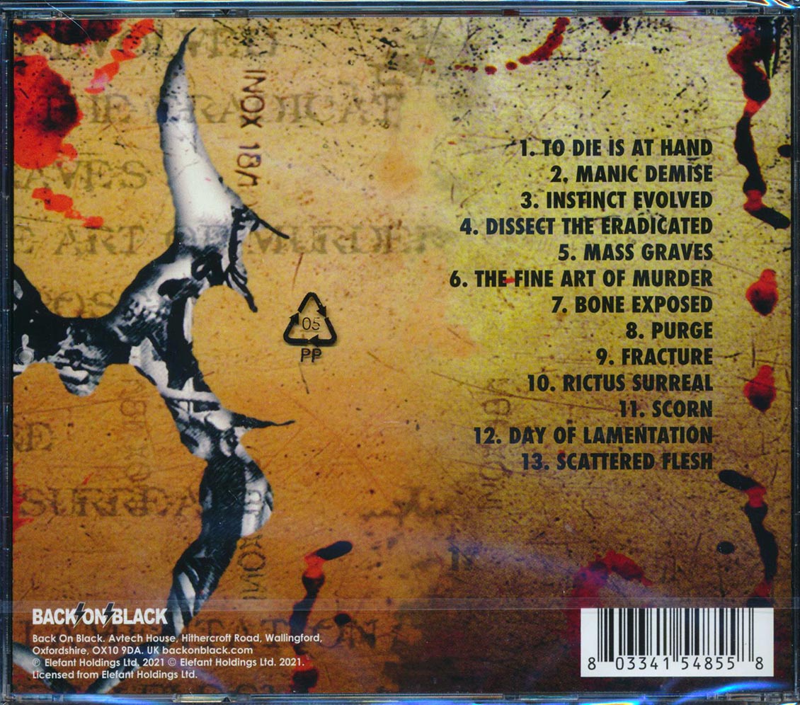 Malevolent Creation - The Fine Art Of Murder Music CD