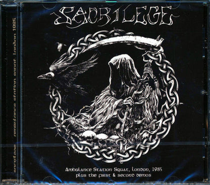 Sacrilege - Ambulance Station Squat, London, 1985 + The First & Second Demos Music CD