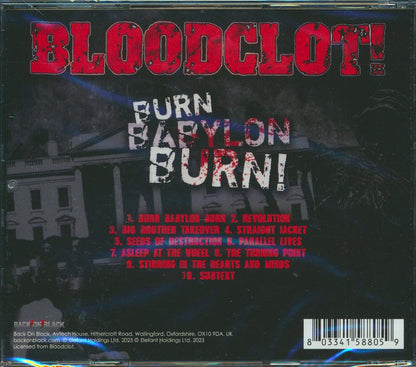 Bloodclot - Burn Babylon Burn! Music CD