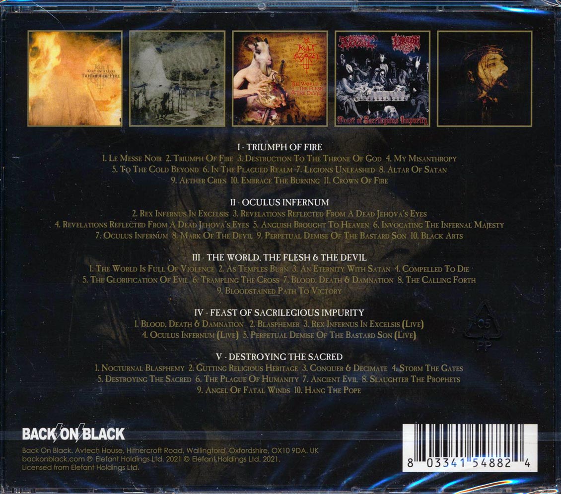 Kult Ov Azazel - Artic Records Recordings (45 tracks) (5xCD) Music CD