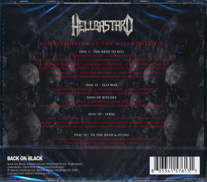 Hellbastard - Agoraphobia For The Misanthropic (40 tracks) (4xCD) Music CD