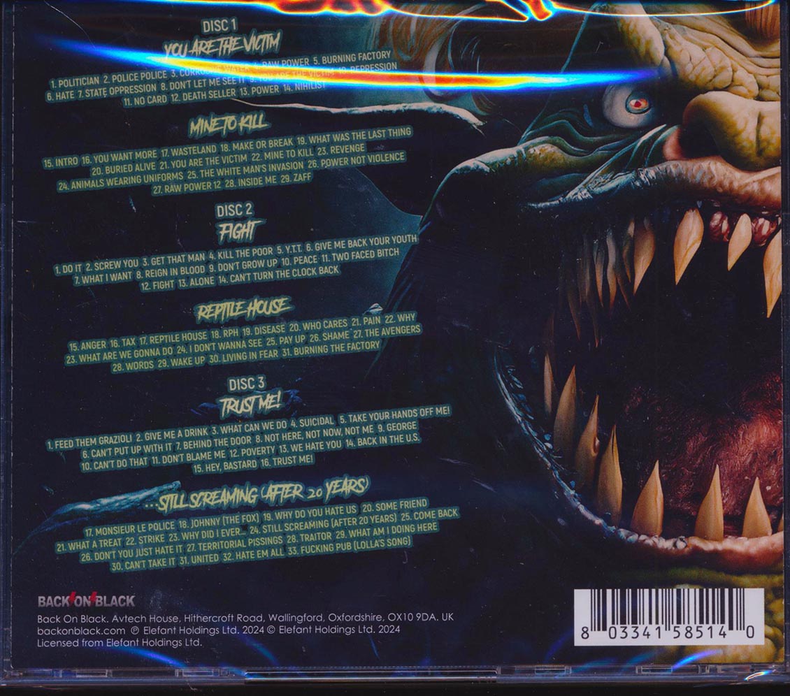 Raw Power - Never Stopped Screaming (93 tracks) (3xCD) Music CD