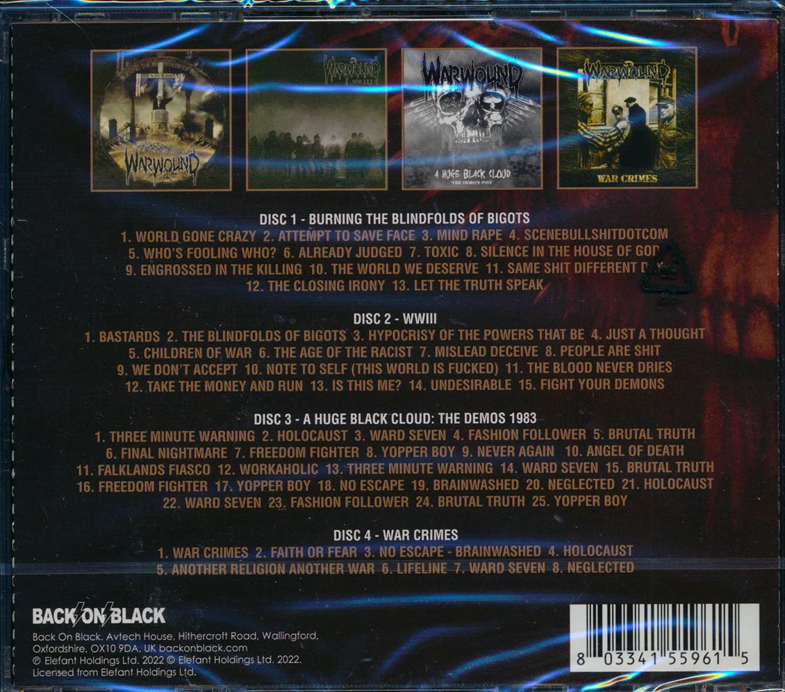 Warwound - Fatally Wounded: Anthology (61 tracks) (4xCD) Music CD