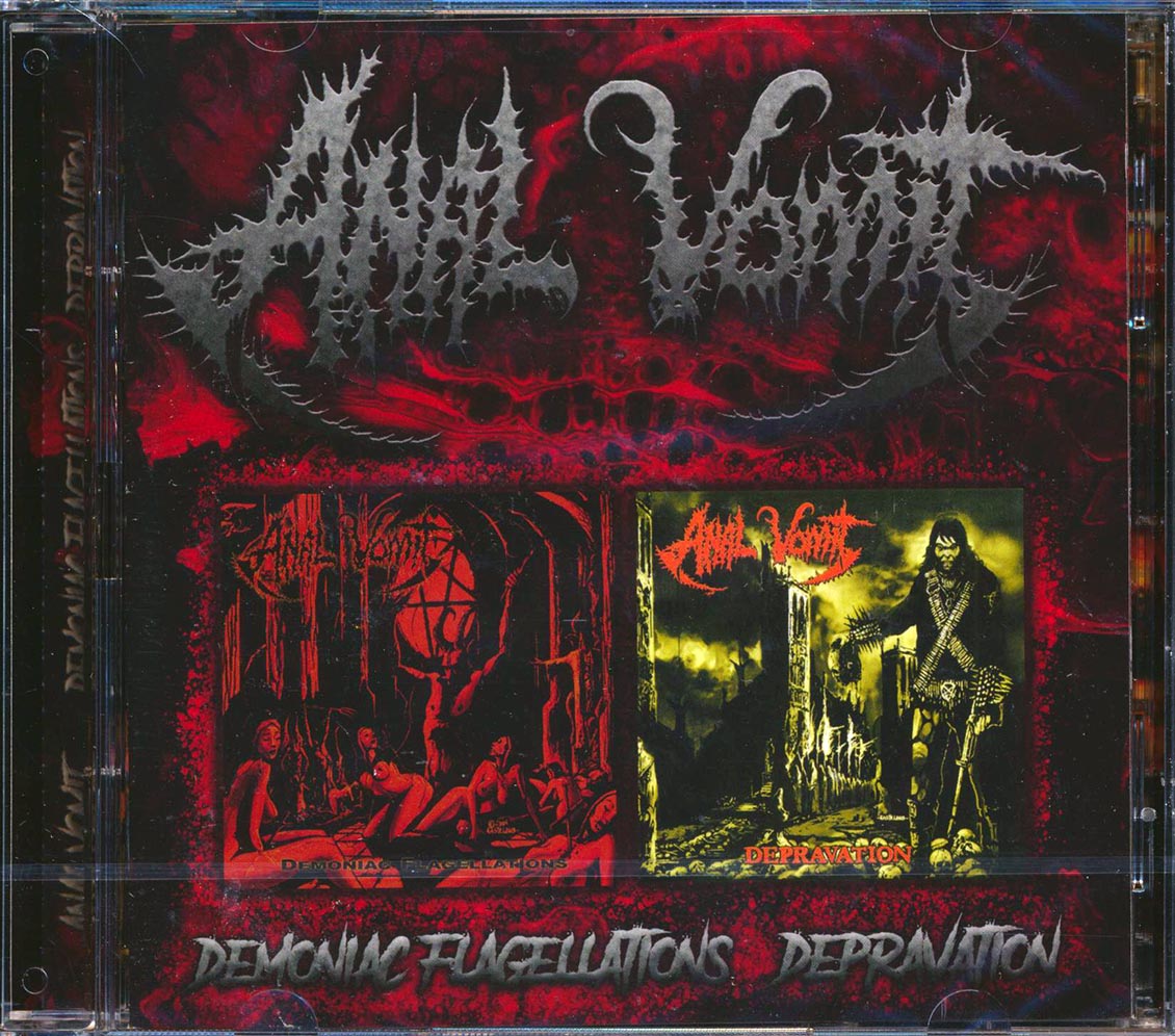 Anal Vomit - Demonic Flagellations + Depravation (2 albums on 2 CDs) (21 tracks) (2xCD) Music CD