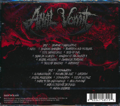 Anal Vomit - Demonic Flagellations + Depravation (2 albums on 2 CDs) (21 tracks) (2xCD) Music CD