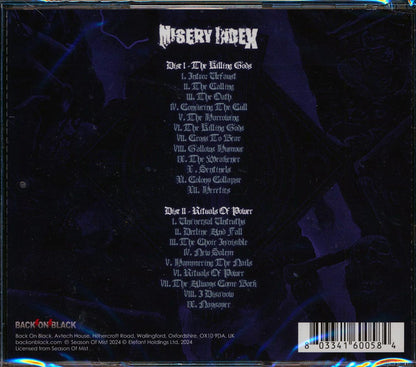 Misery Index - The Killing Gods + Rituals Of Power (2 albums on 2 CDs) (2xCD) Music CD
