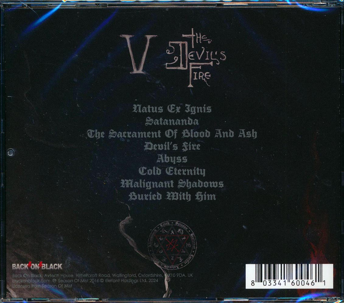 Baptism - V: The Devils' Fire Music CD