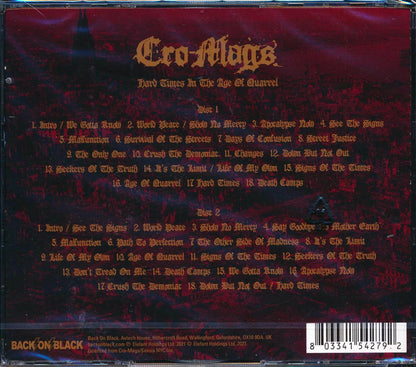 Cro Mags Hard Times In The Age Of Quarrel 36 tracks 2xCD Music CD
