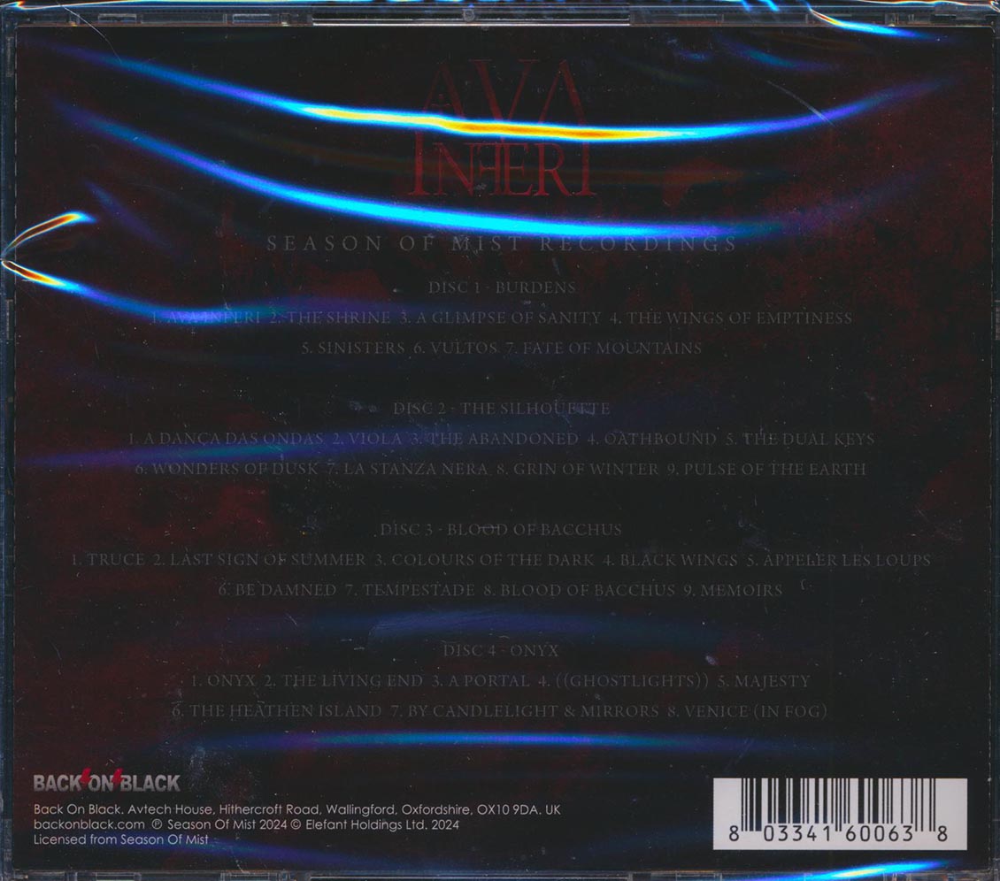 Ava Inferi - Season Of Mist Recordings (33 tracks) (4xCD) Music CD