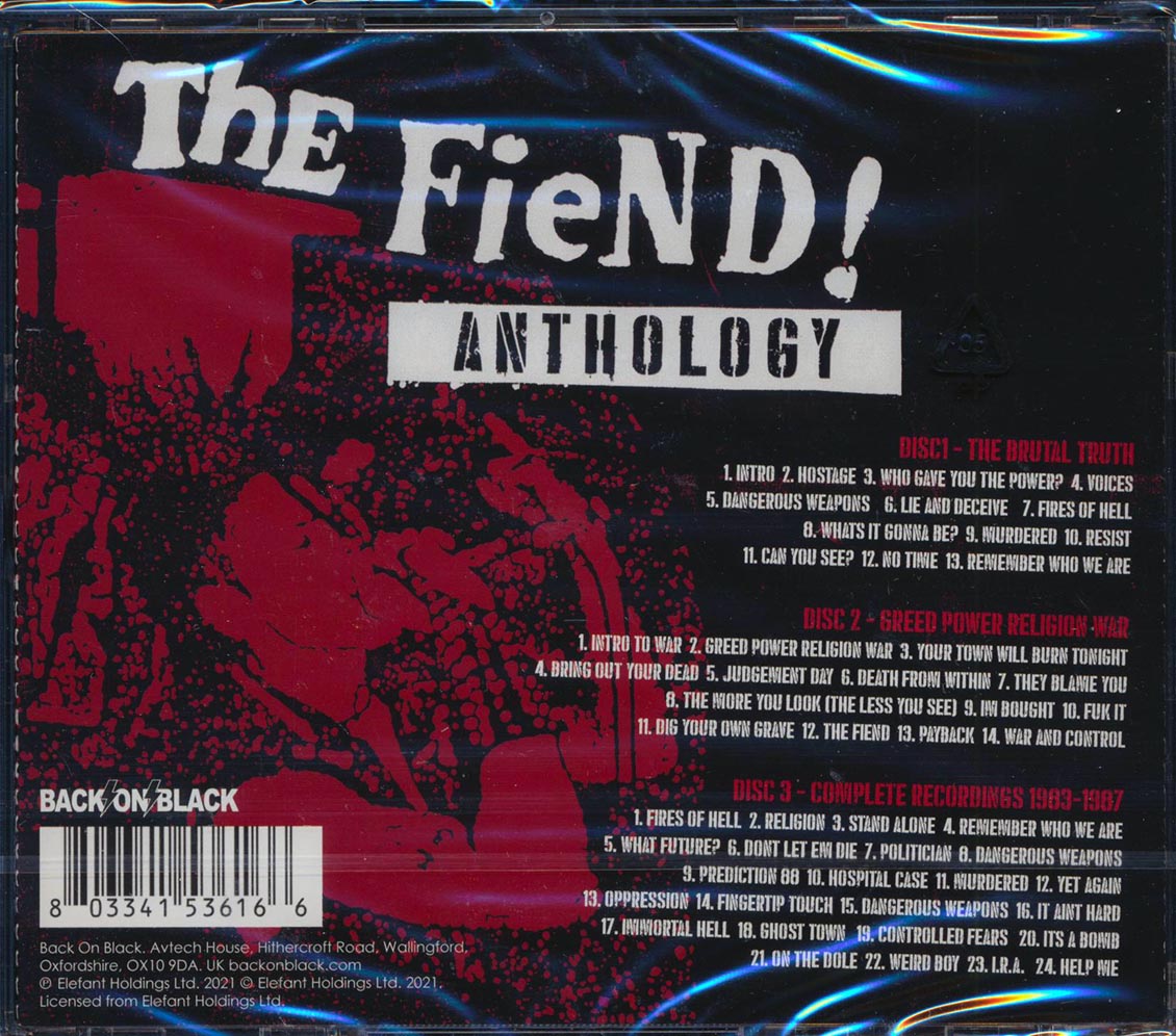 The Fiend! - Anthology (51 tracks) (3xCD) Music CD