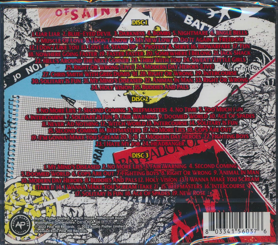 Battalion Of Saints - Complete Discography (78 tracks) (3xCD) Music CD
