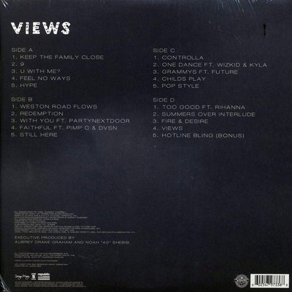 Drake - Views (2xLP) Vinyl Record