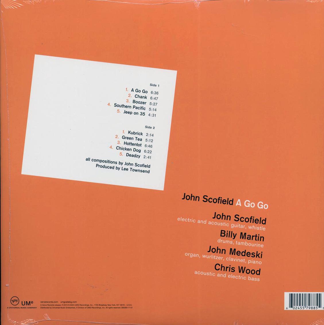 John Scofield - A Go Go (180g) (audiophile) Vinyl Record