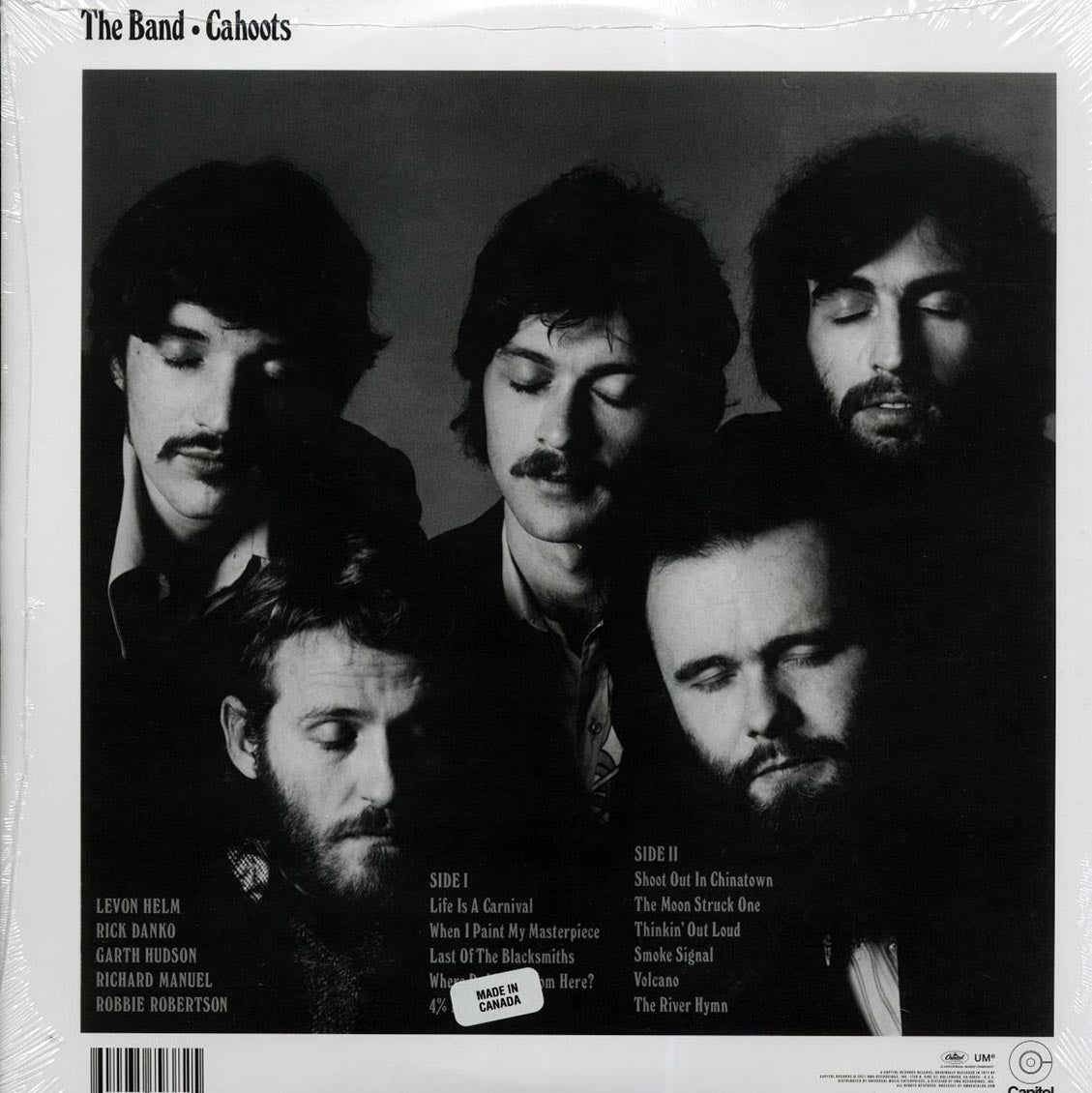 The Band - Cahoots Vinyl Record