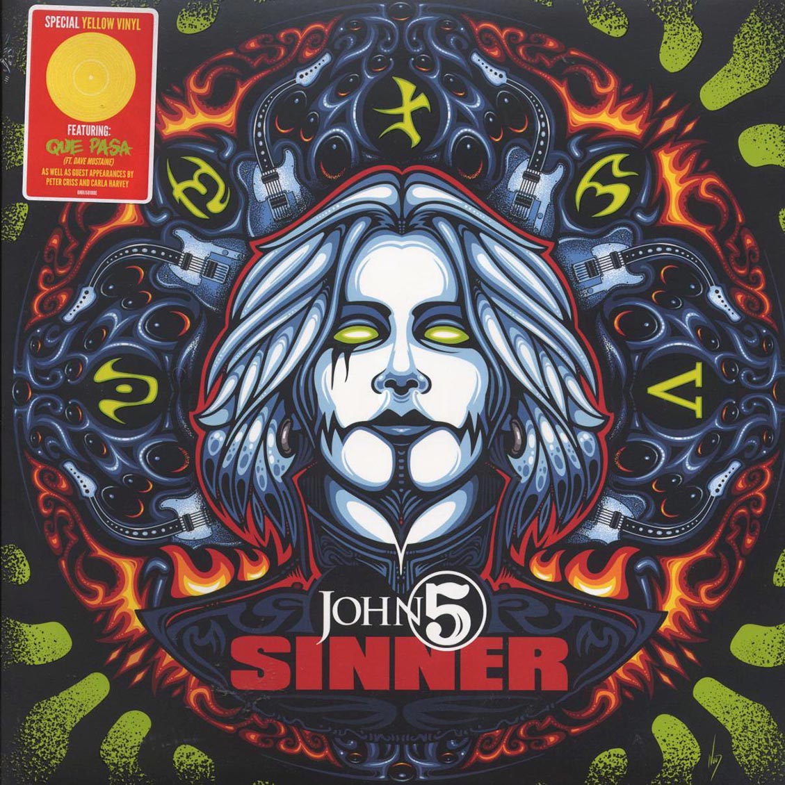 John 5 - Sinner (yellow vinyl) Vinyl Record