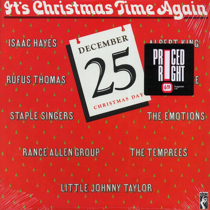 Isaac Hayes, Rufus Thomas, The Staple Singers, Albert King, Etc. - It's Christmas Time Again (1982 PRESS) (orig. press) Vinyl Record