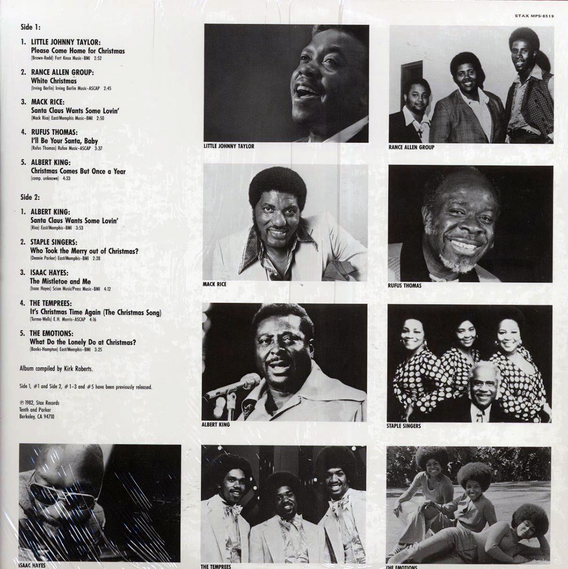 Isaac Hayes, Rufus Thomas, The Staple Singers, Albert King, Etc. - It's Christmas Time Again (1982 PRESS) (orig. press) Vinyl Record
