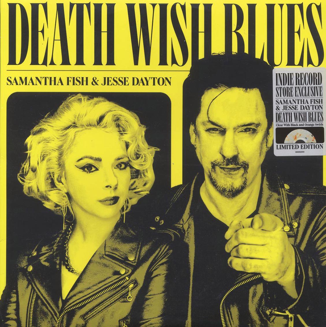 Samantha Fish, Jesse Dayton - Death Wish Blues (ltd. ed.) (clear/black/orange swirl) Vinyl Record