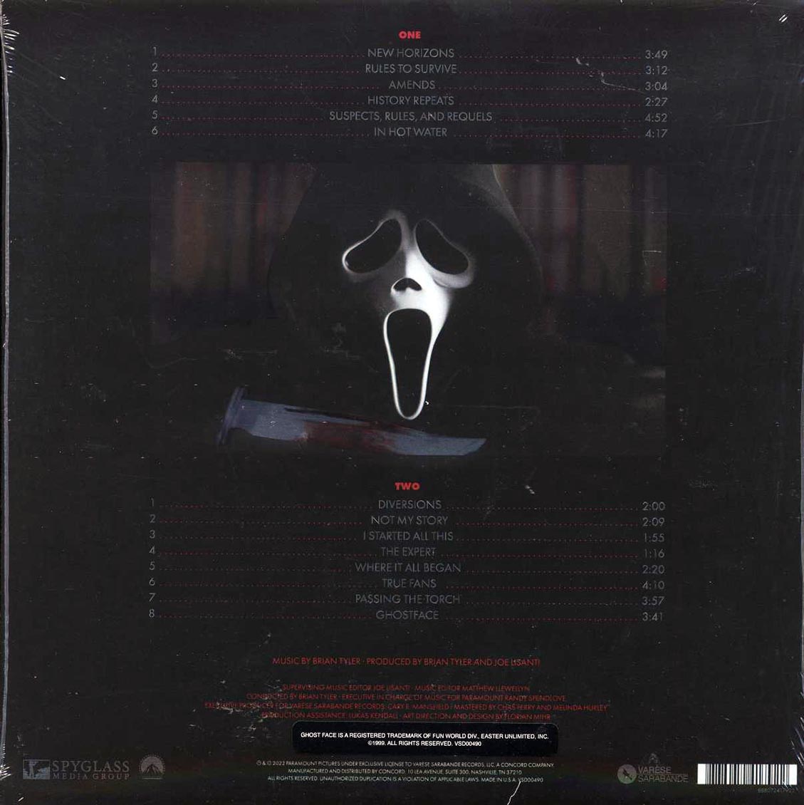 Brian Tyler - Scream: Music From The Motion Picture (ltd. ed.) (mirror board jacket) Vinyl Record