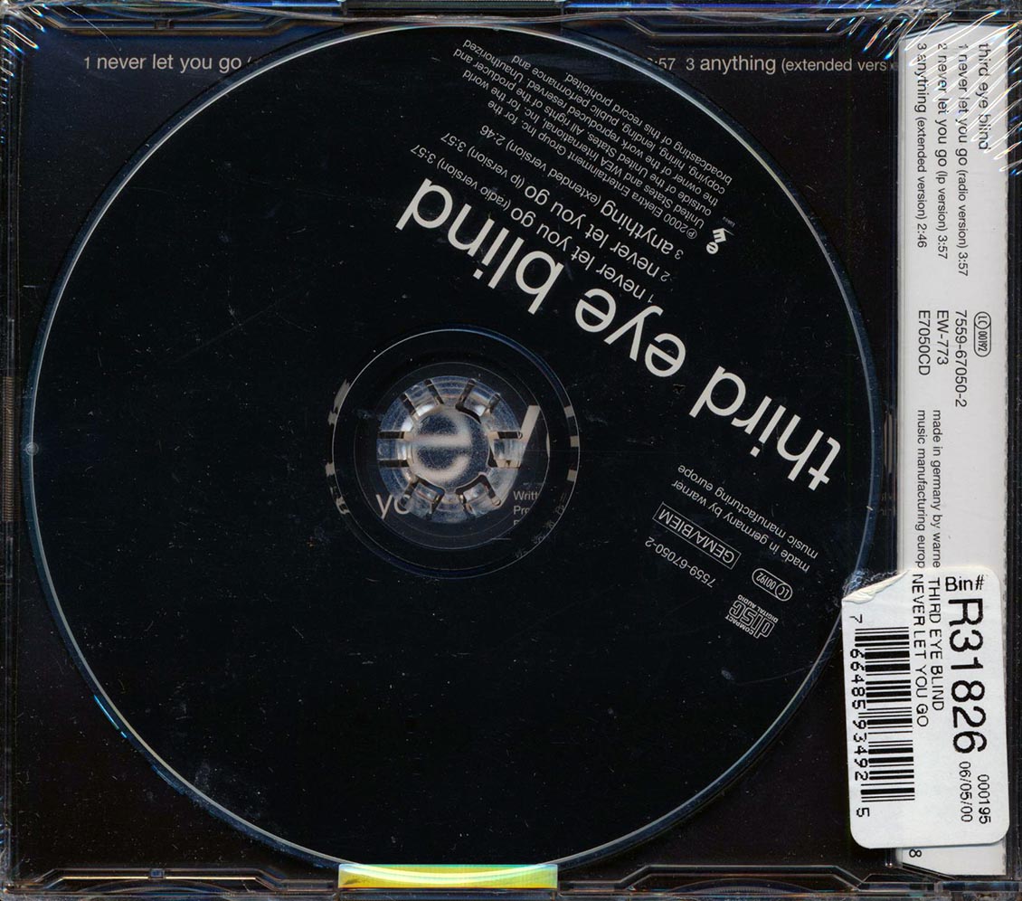 Third Eye Blind - Never Let You Go Music CD