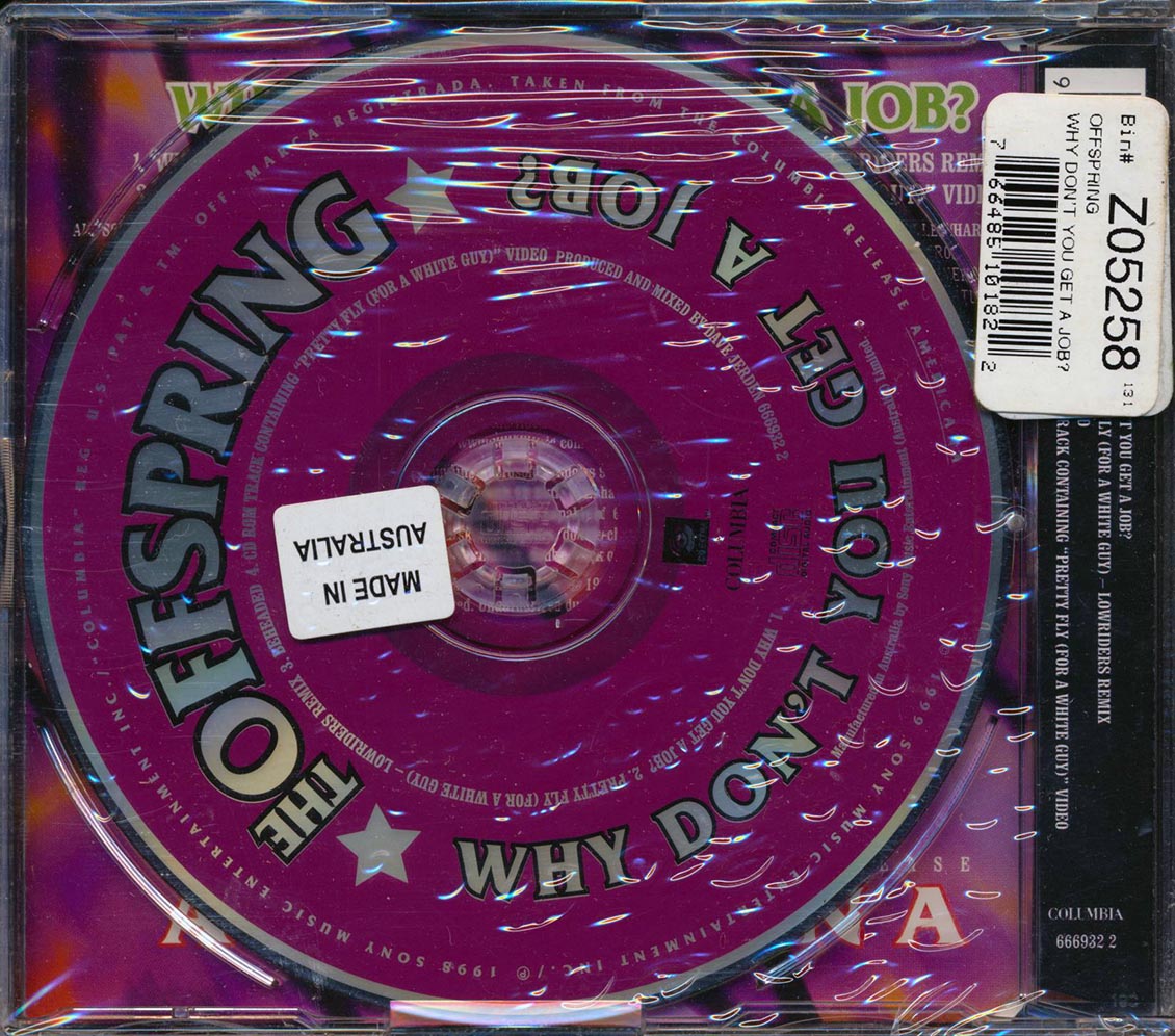The Offspring - Why Don't You Get A Job Music CD