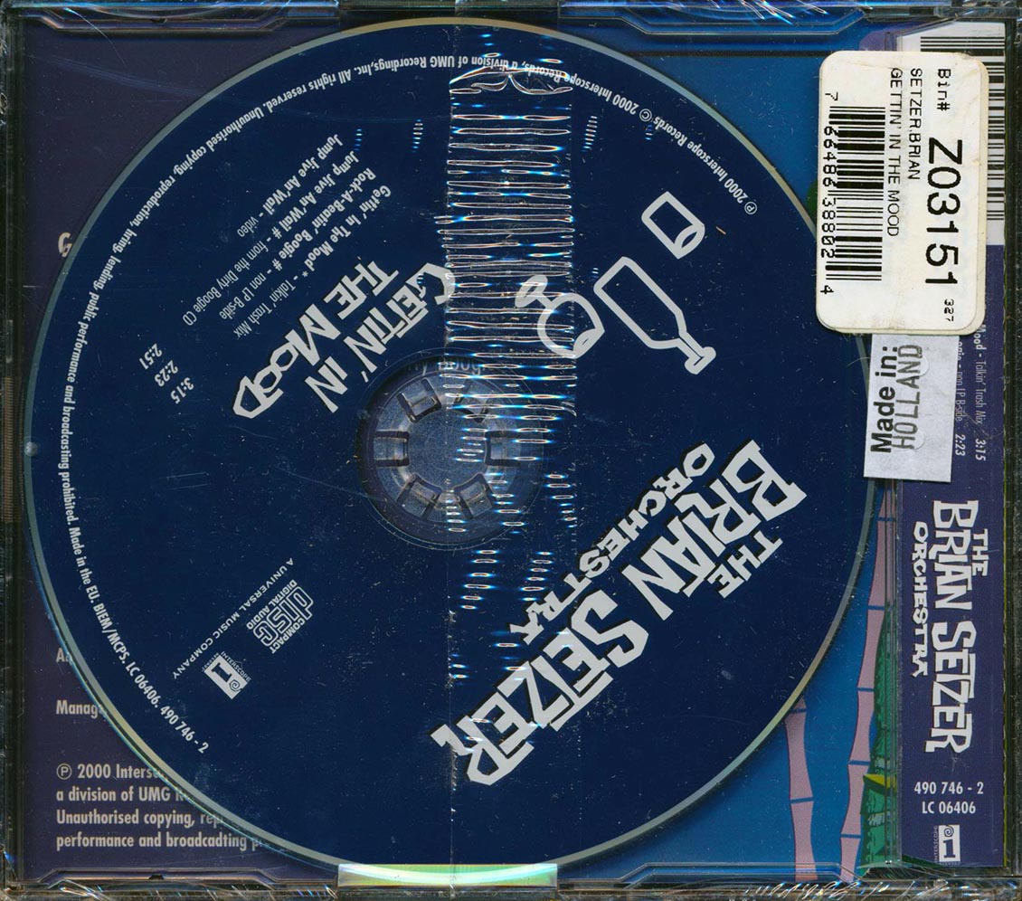 The Brian Setzer Orchestra - Gettin' In The Mood Music CD