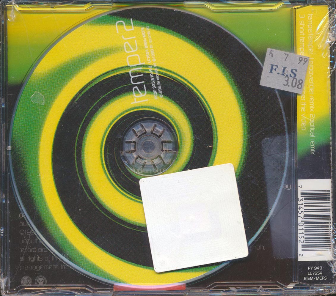 Goldie - Temper Temper Music CD
