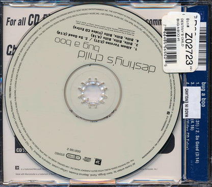 Destiny's Child - Bug A Boo Music CD