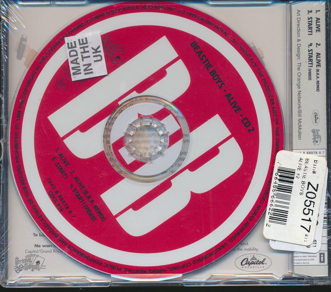 The Beastie Boys - Alive Music CD