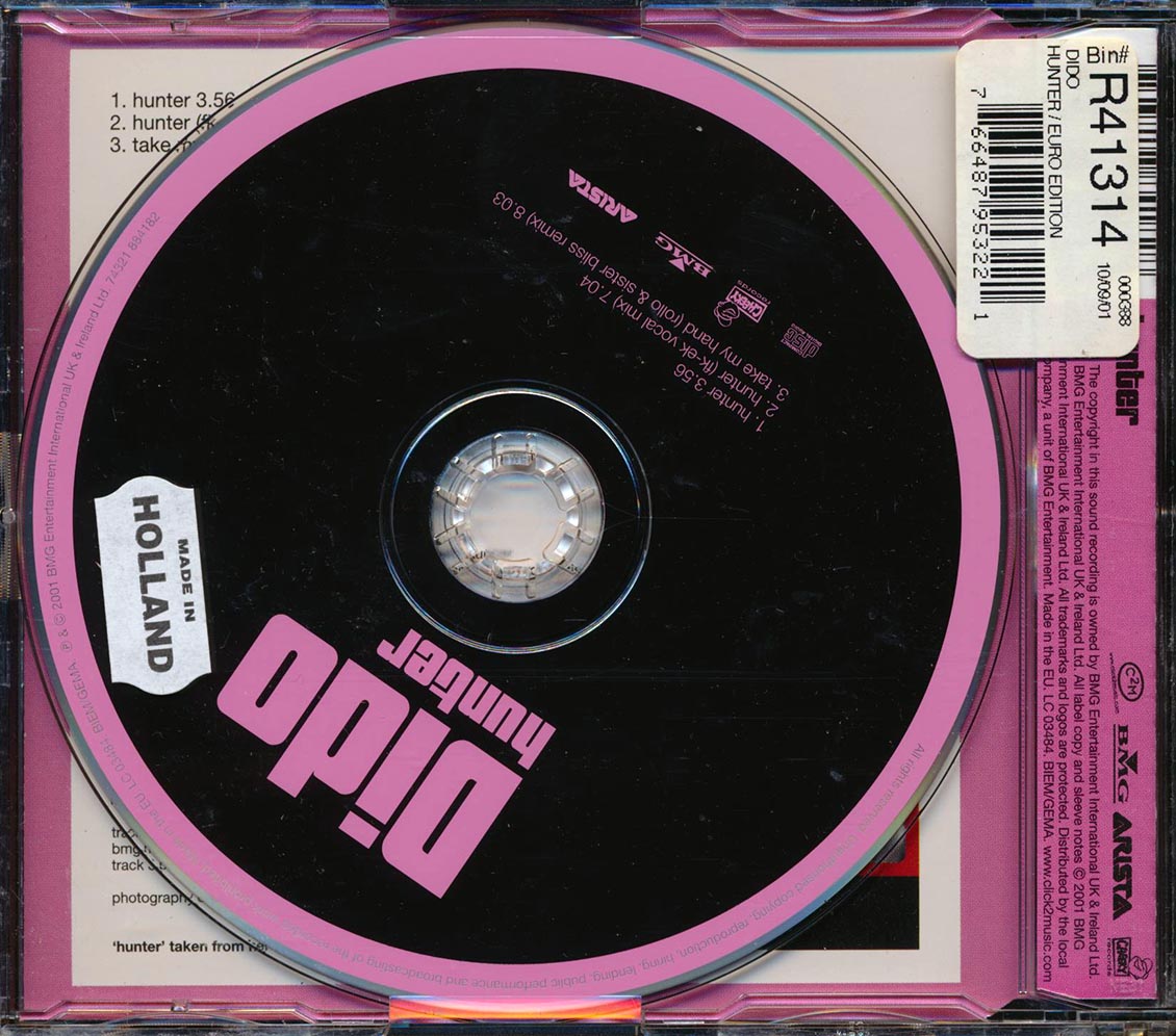 Dido - Hunter Music CD