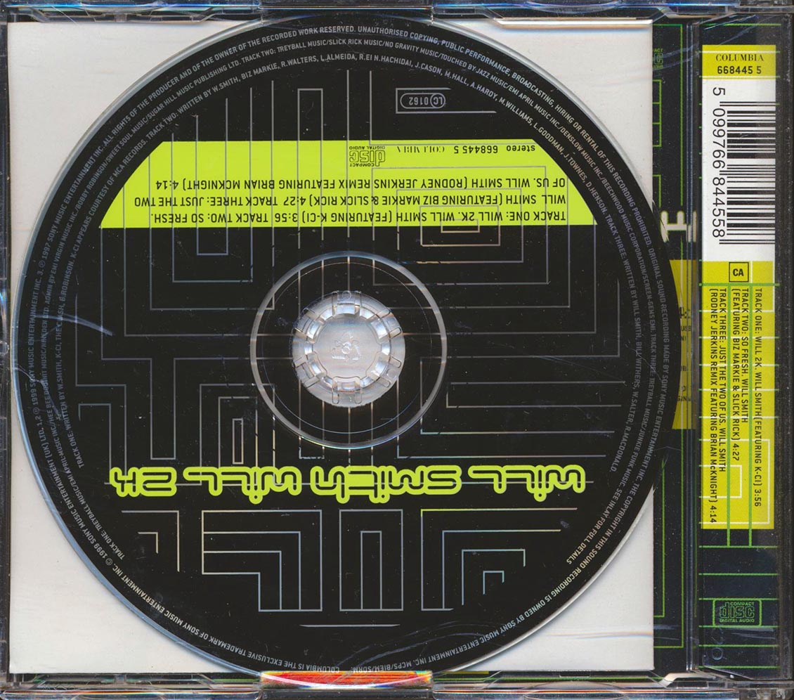 Will Smith - Will 2k Music CD