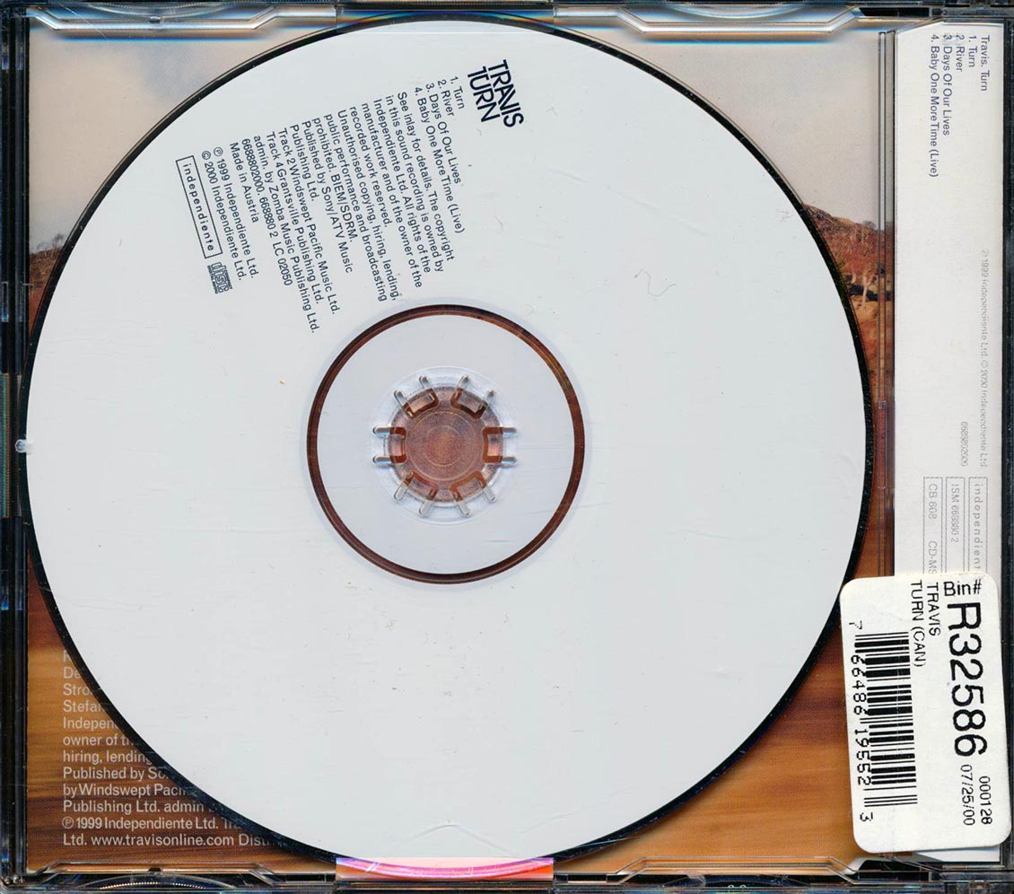Travis - Turn Music CD