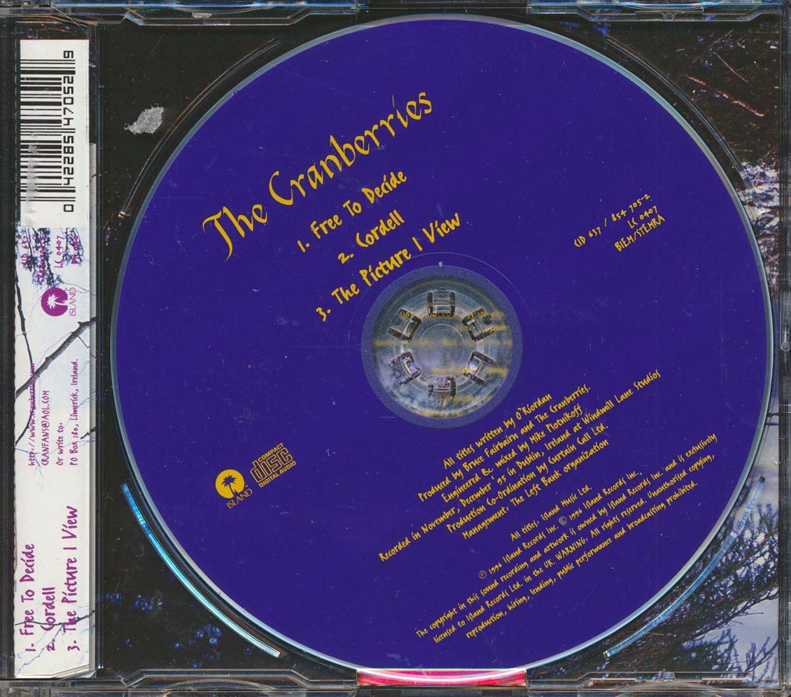 The Cranberries  - Free To Decide Music CD