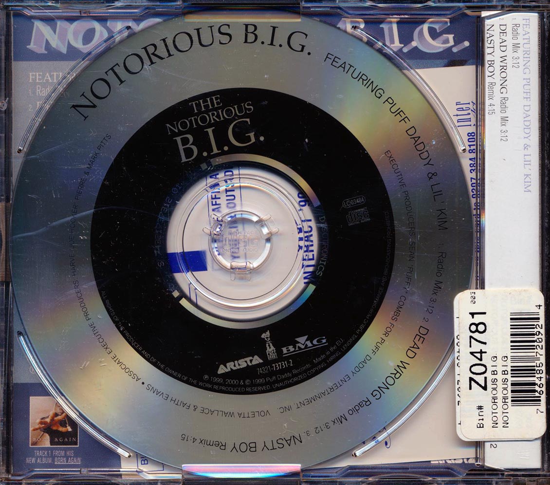 The Notorious BIG, Puff Daddy, Lil' Kim - Notorious BIG Music CD