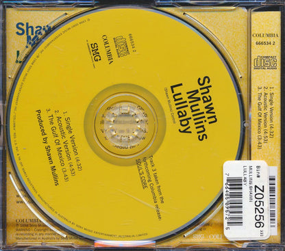 Shawn Mullins - Lullaby Music CD