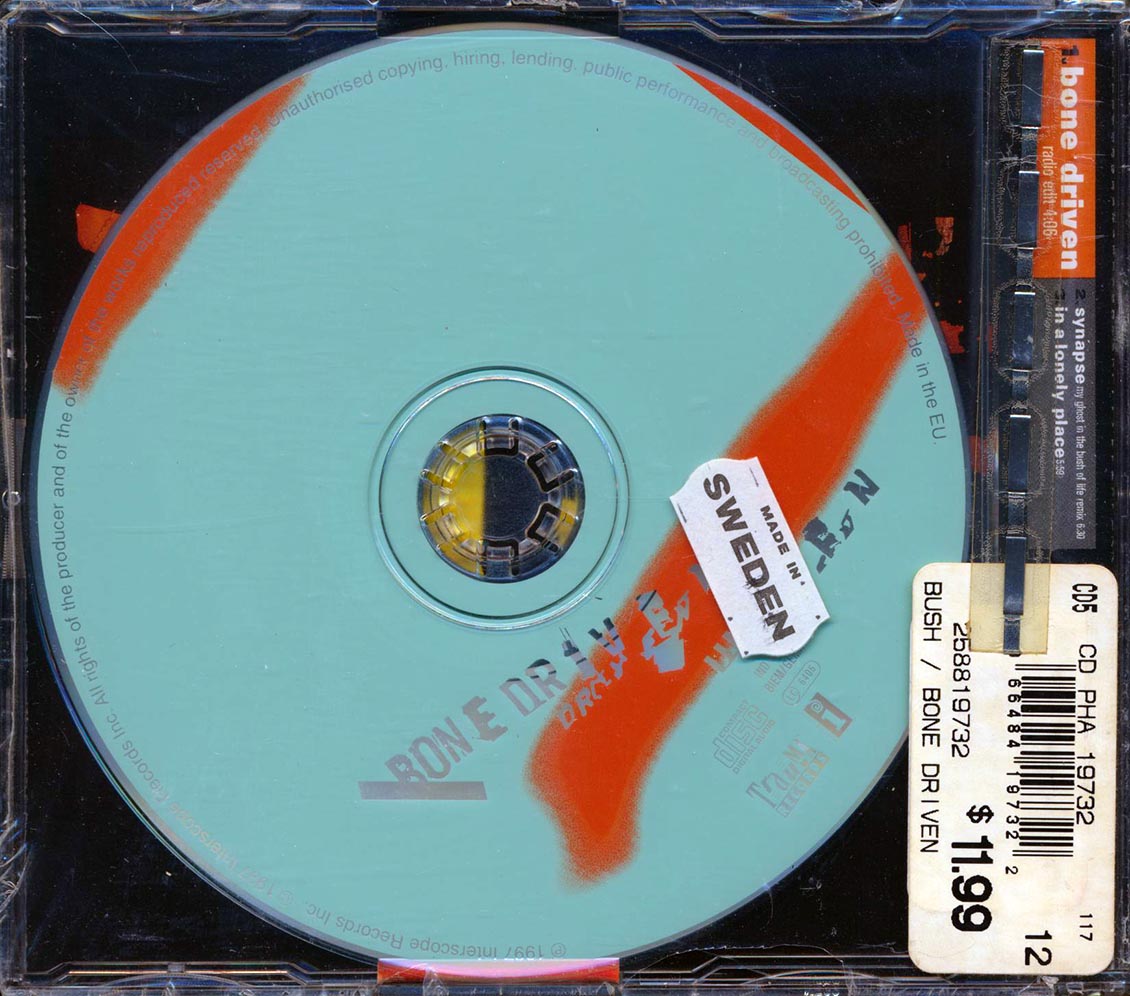 Bush - Bone Driven Music CD