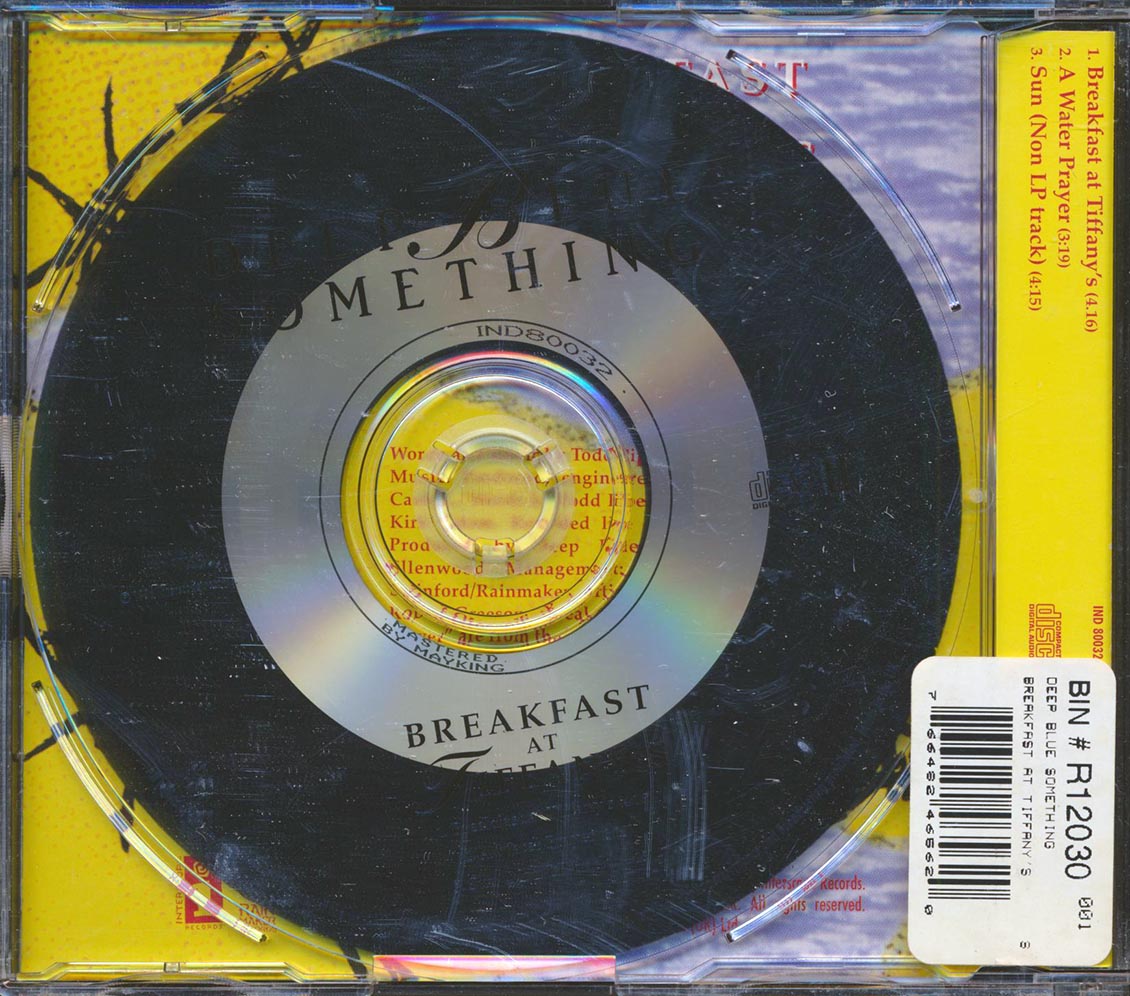 Deep Blue Something - Breakfast At Tiffany's Music CD