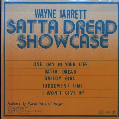 Wayne Jarrett - Satta Dread Showcase Vinyl Record