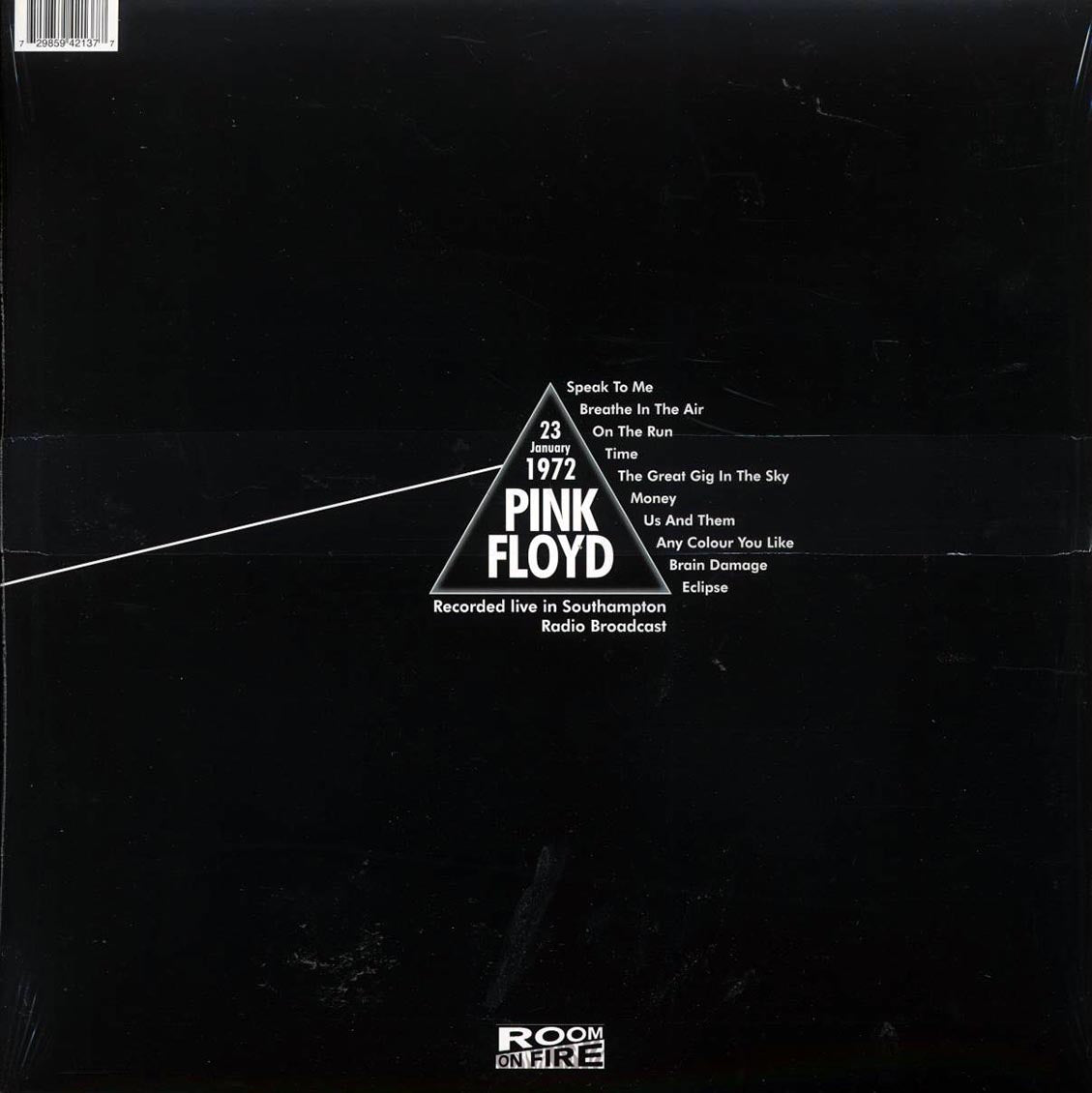 Pink Floyd - Recorded Live In Southampton, January 23, 1972 (ltd. ed.) (white vinyl) Vinyl Record
