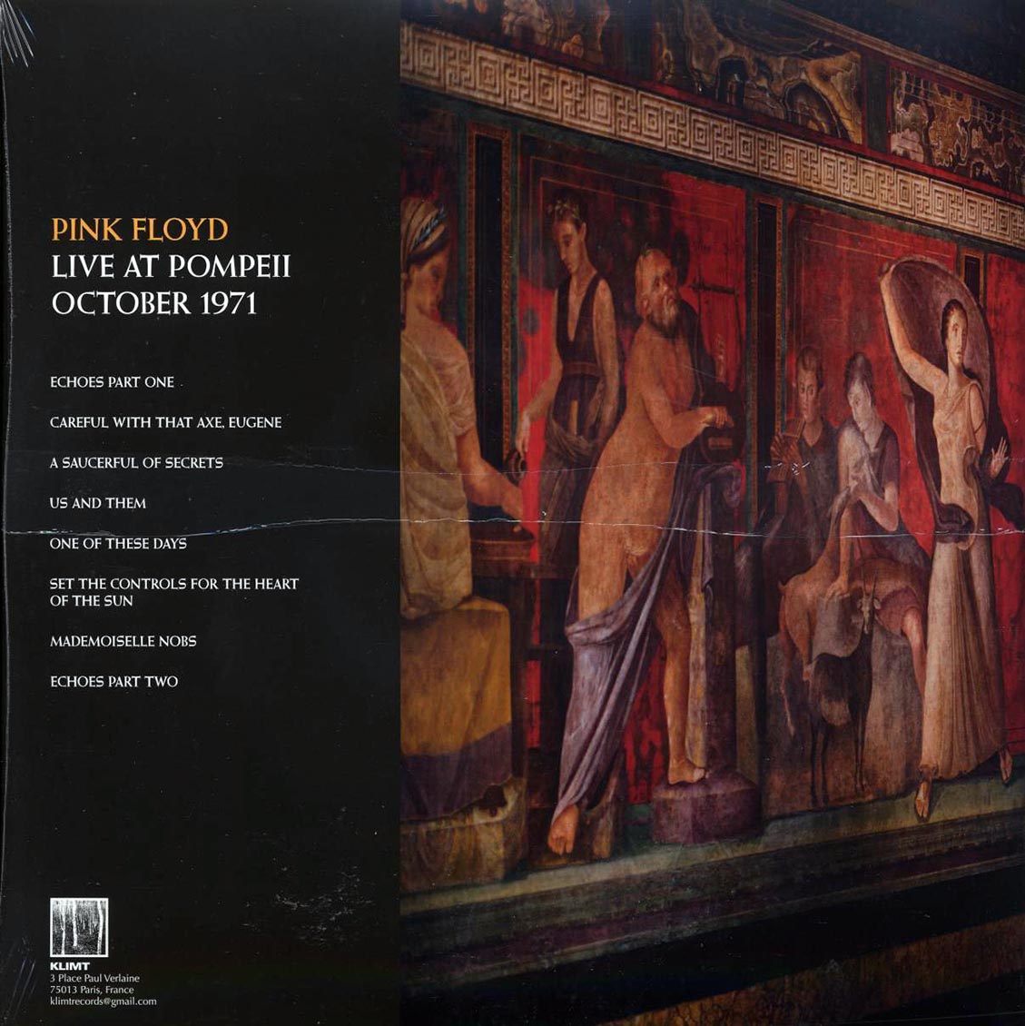 Pink Floyd - Live At Pompeii October 1971 (2xLP) (green/brown marbled vinyl) Vinyl Record