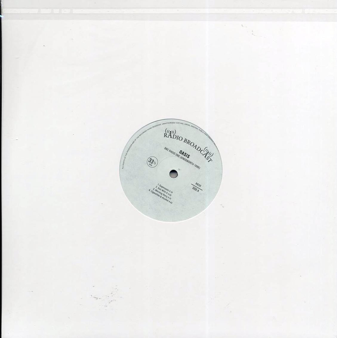 Oasis - BBC Radio One: Knebworth 1996 Vinyl Record