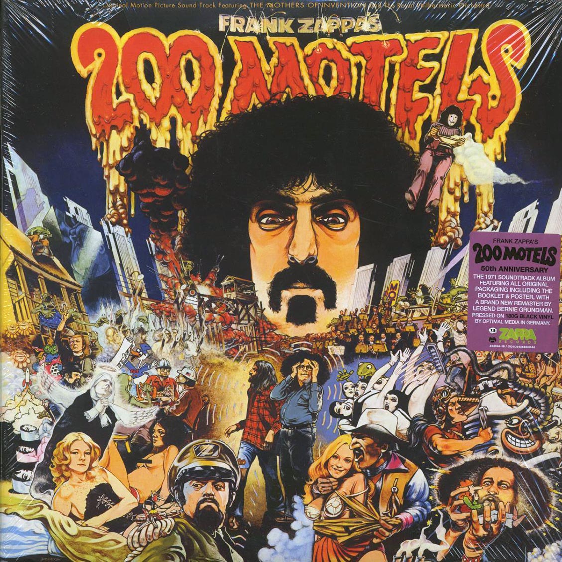 Frank Zappa - 200 Motels (50th Anniv. Ed.) (2xLP) (180g) (remastered) Vinyl Record