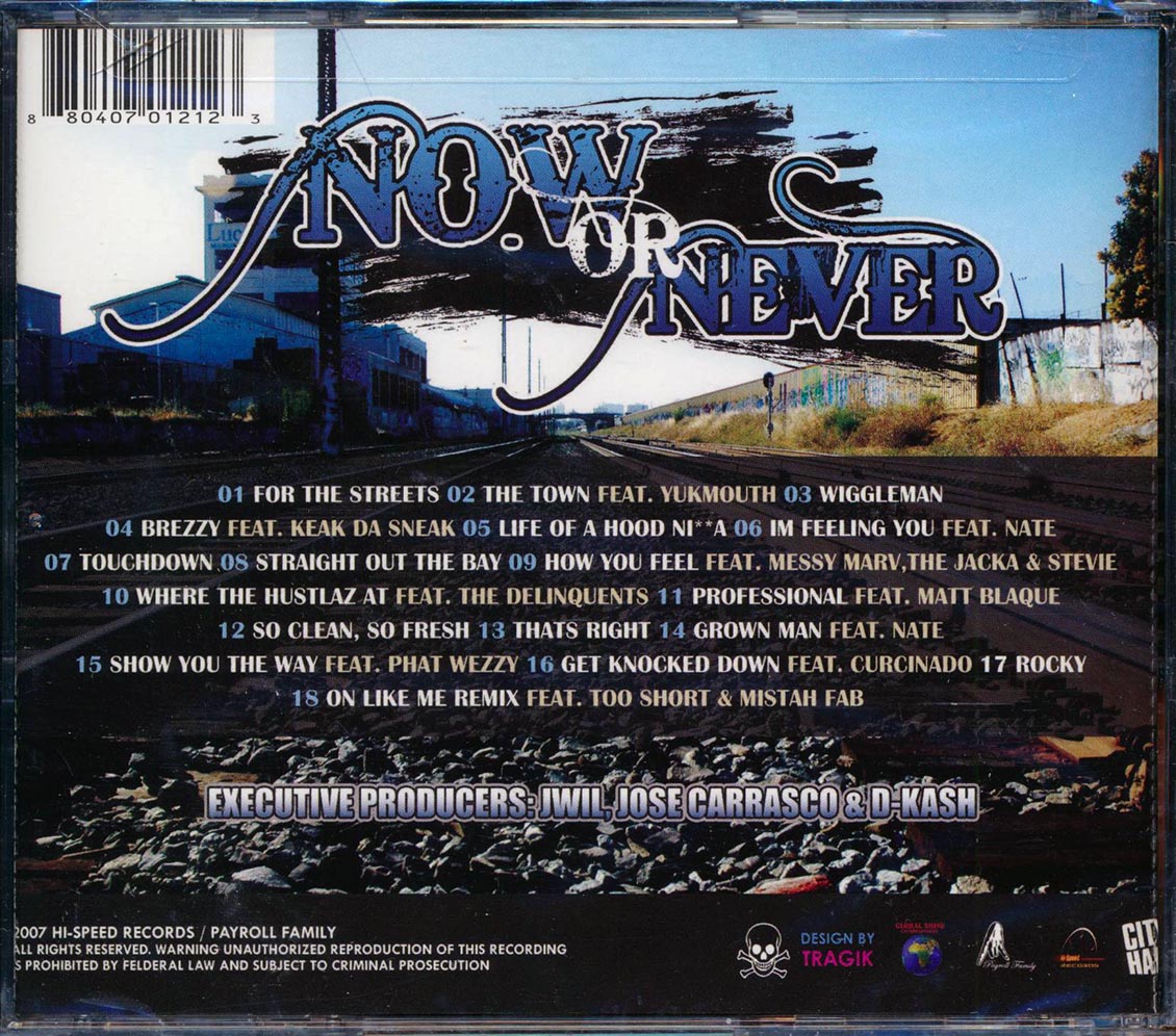 Eddi Projex - Now Or Never Music CD