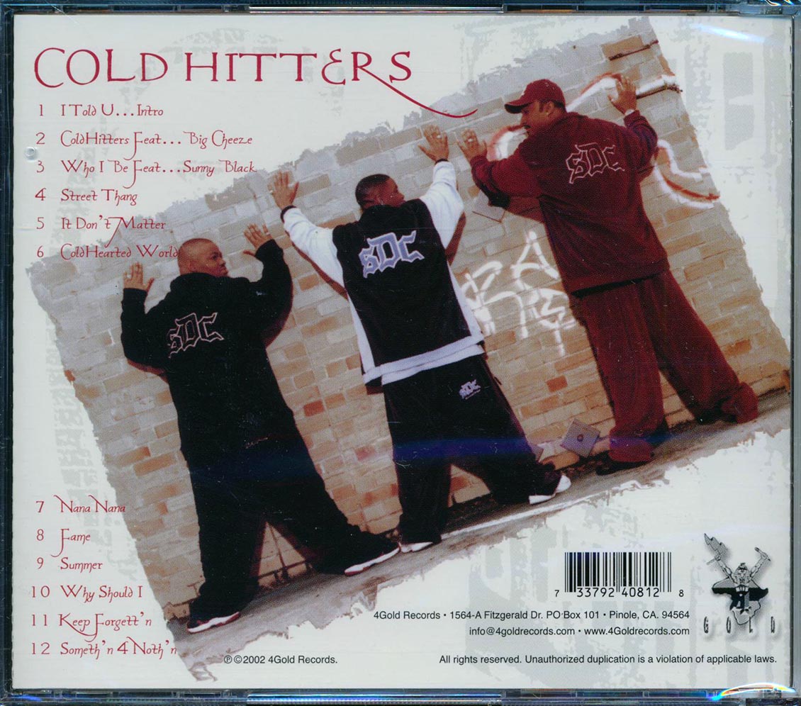 Cold Hitters - 4Gold Records Presents Cold Hitters Music CD