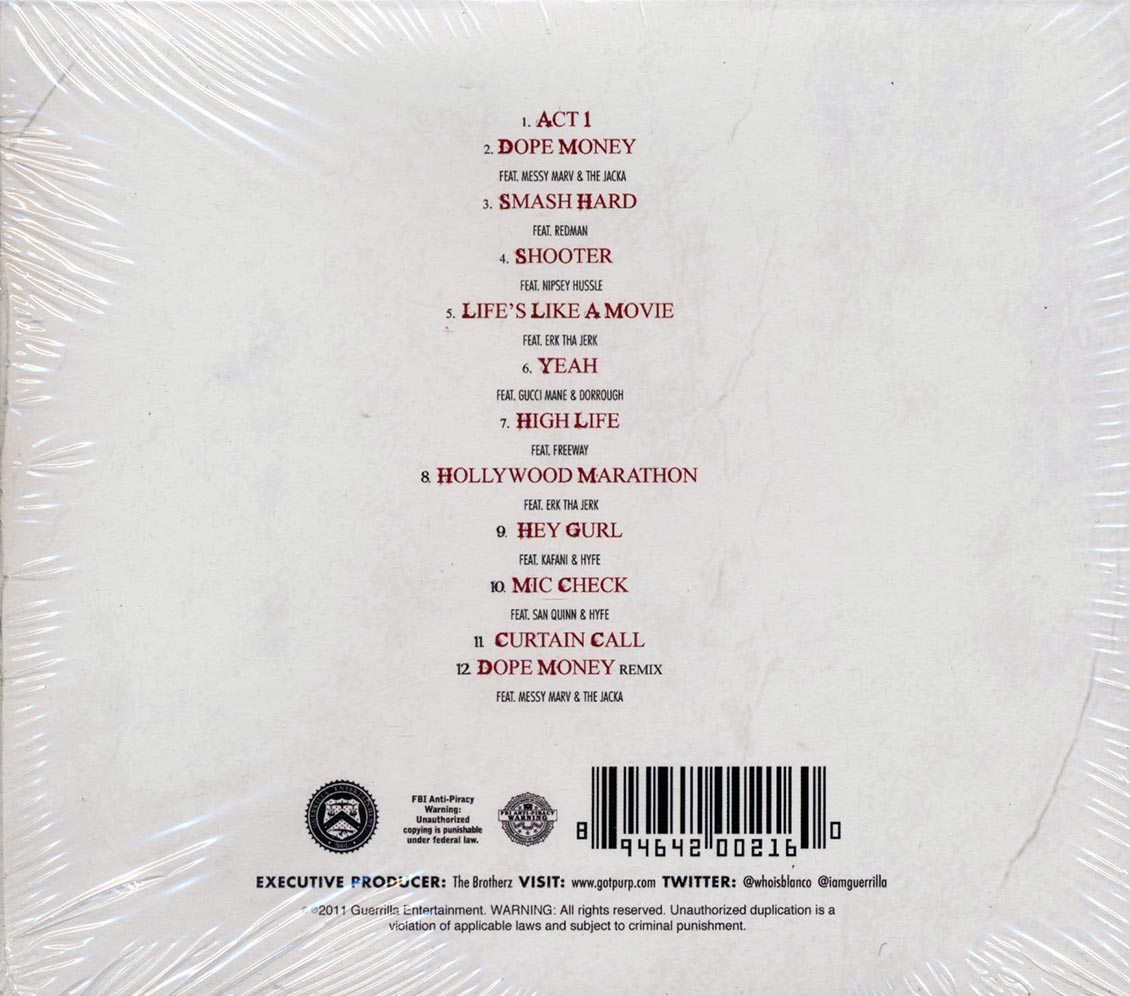 Blanco - American Psycho Music CD