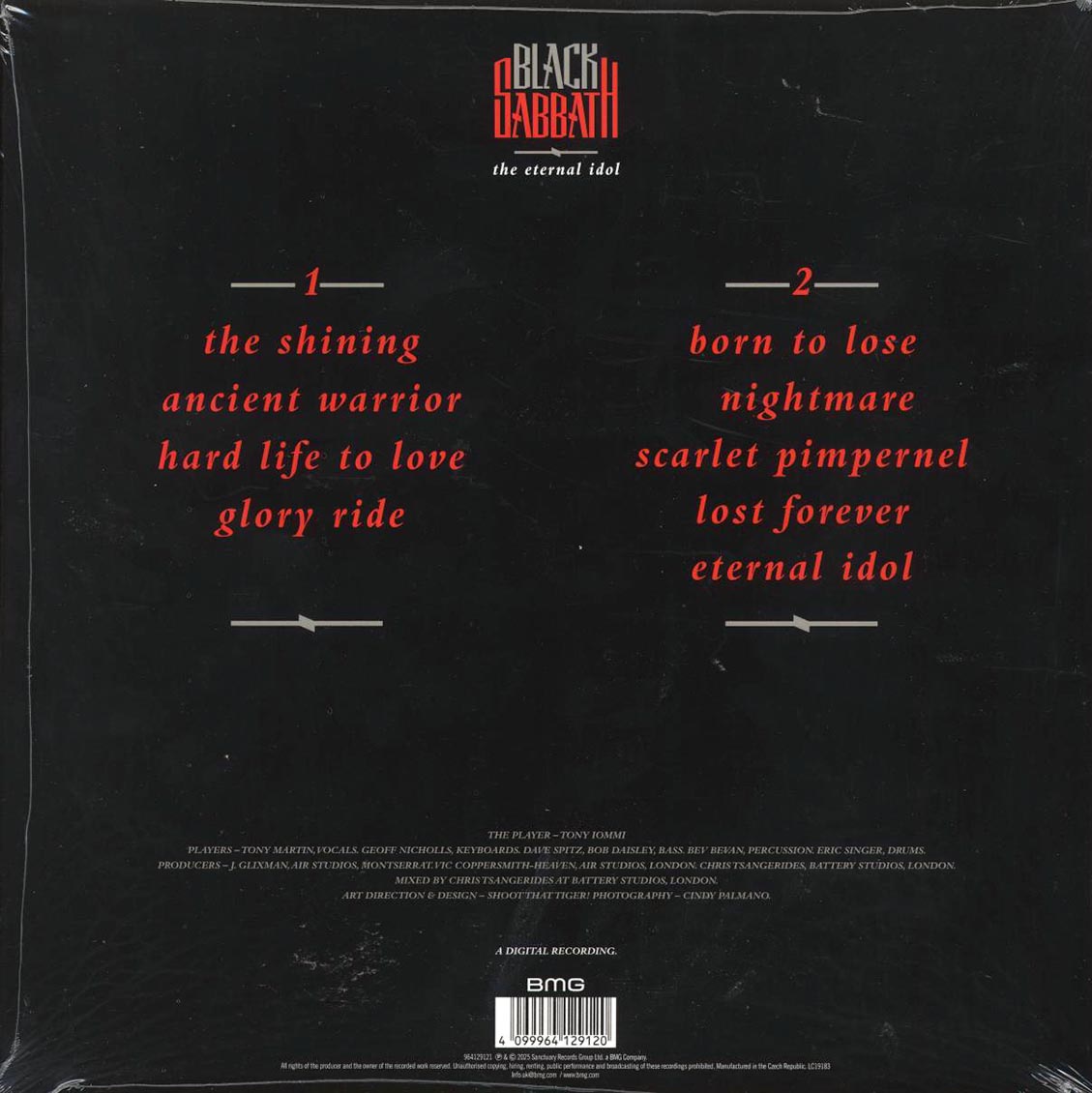 Black Sabbath - The Eternal Idol (RSD 2025) (ltd. ed.) (remastered) (ruby vinyl) Vinyl Record