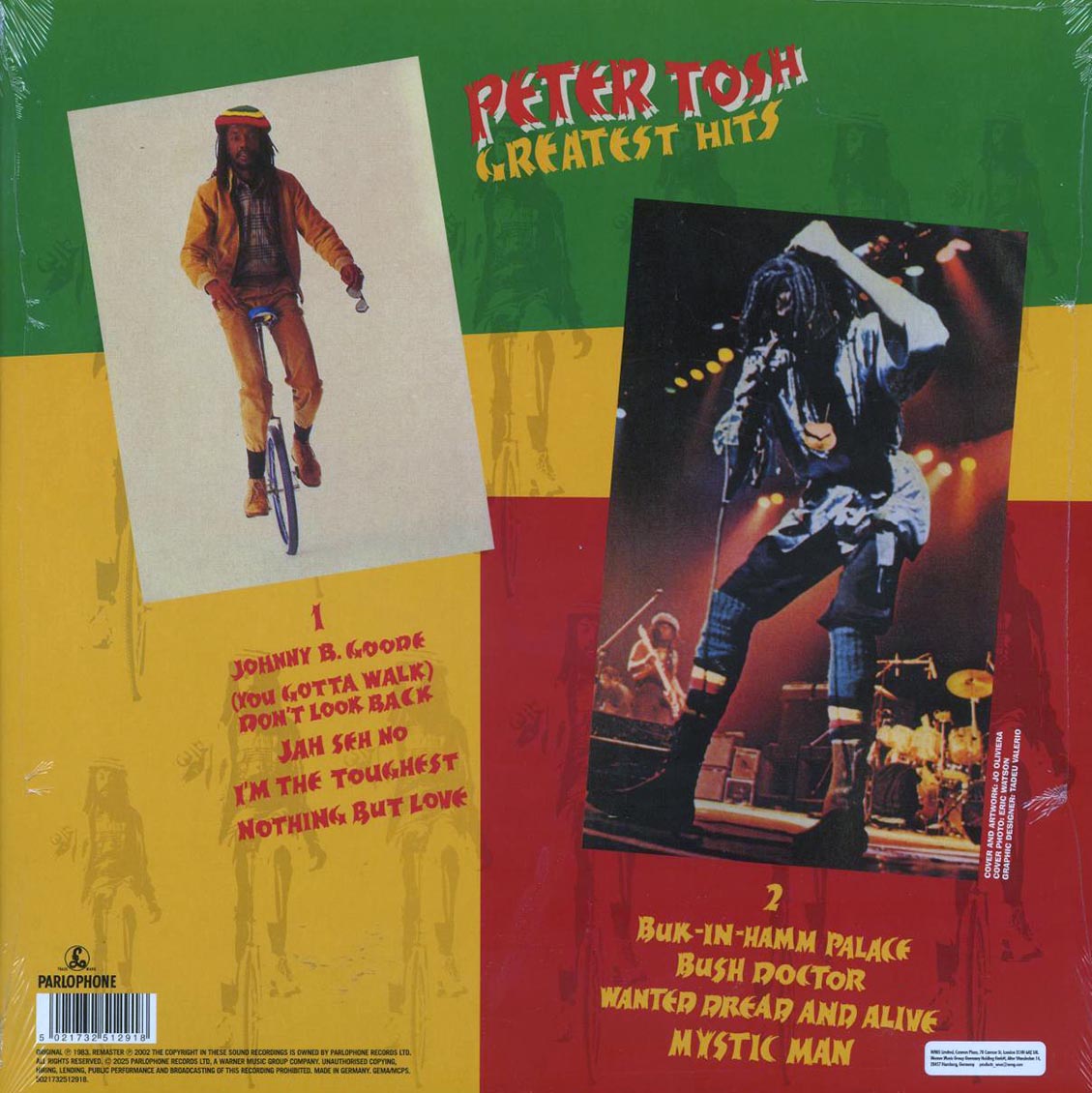 Peter Tosh - Greatest Hits (RSD 2025) (green/gold/red vinyl) Vinyl Record